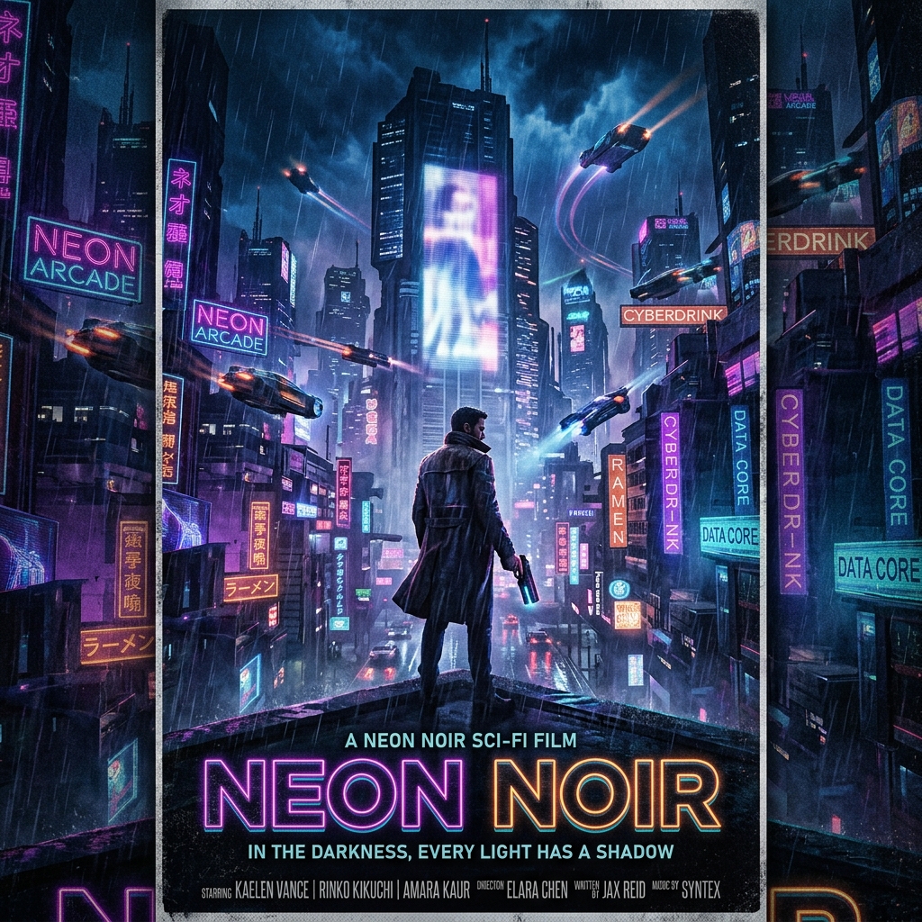 Poster artístico de la película Blade Runner 2049